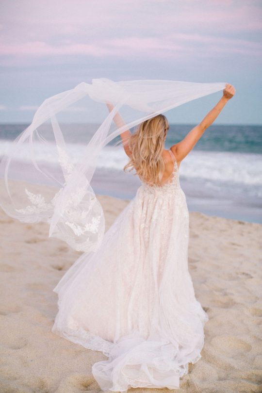 Beach Wedding Bridal Photo