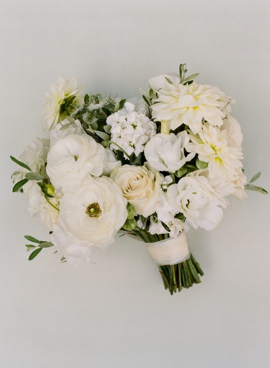 Classic White Ivory Wedding Bouquet