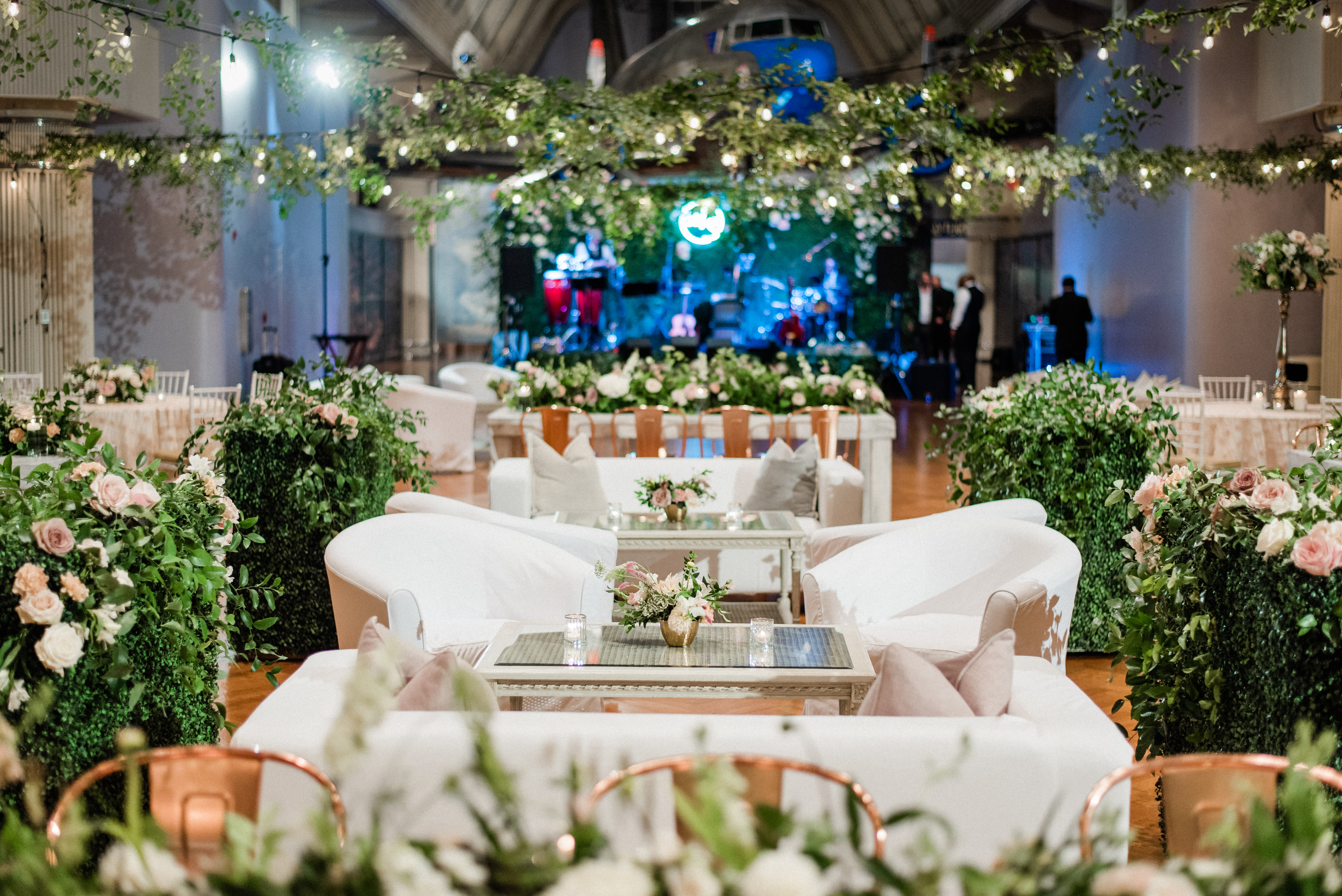 Indoor Garden Inspired Wedding
