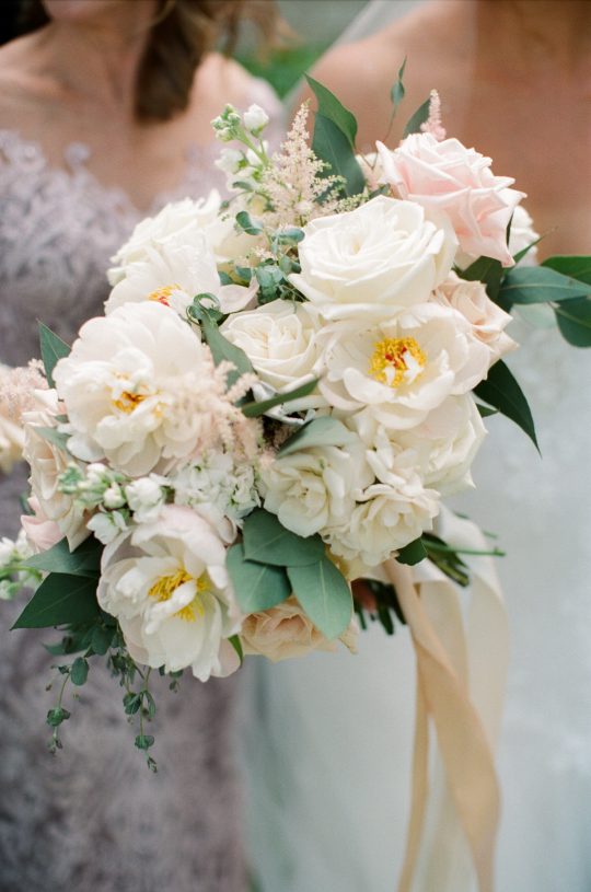 Rose Astilbe Stock Wedding Bouquet