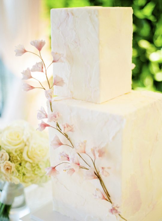 Cherry Blossom Wedding Cake Details