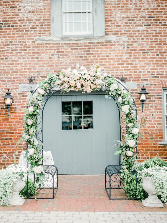 Floral Rose Wedding Ceremony Arch