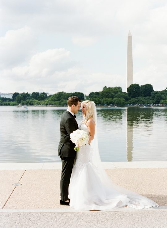 Washington Obelisk Wedding Portrait