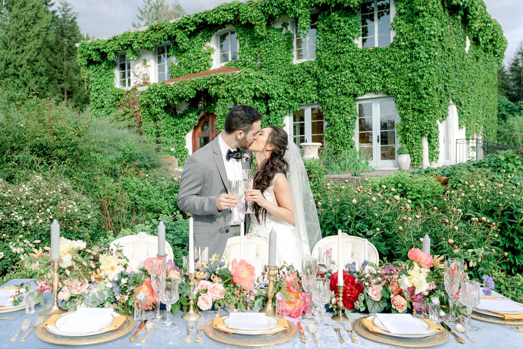French Chateau Inspired Wedding Reception