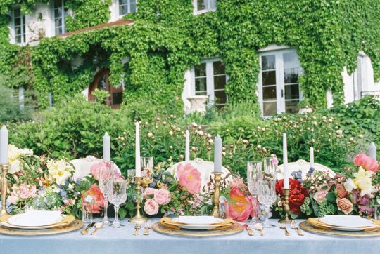 Romantic French Garden Wedding Centerpiece