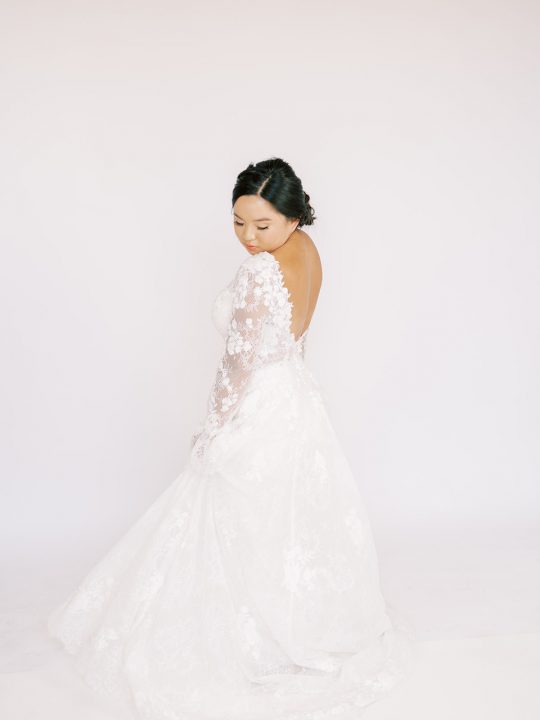 Lace Long Sleeved Wedding Dress