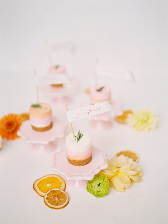 Mini Cheesecake Wedding Desserts
