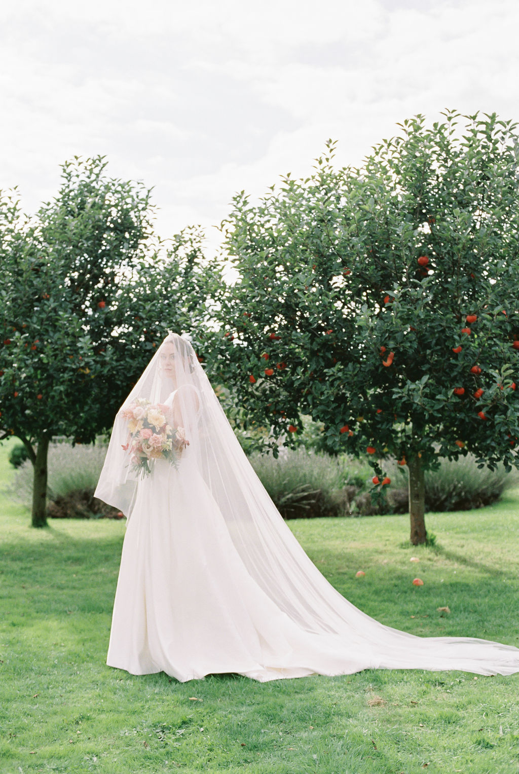 Romantic Wedding Gown and Veil Inspiration