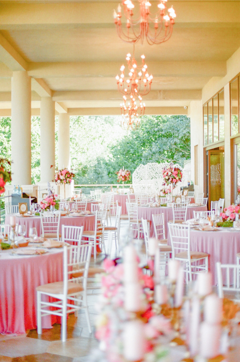 Fairy Tale Pink Wedding Reception