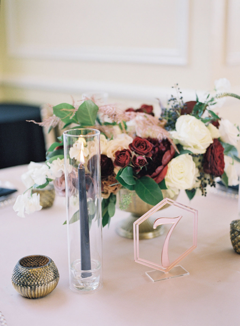 Rose Gold Acryllic table Number