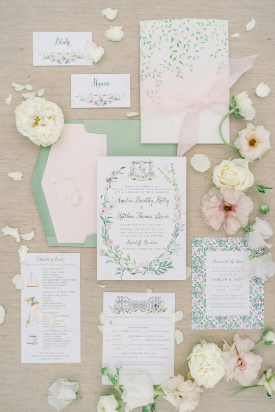 green and white wedding Tiffany Longeway Photography 001