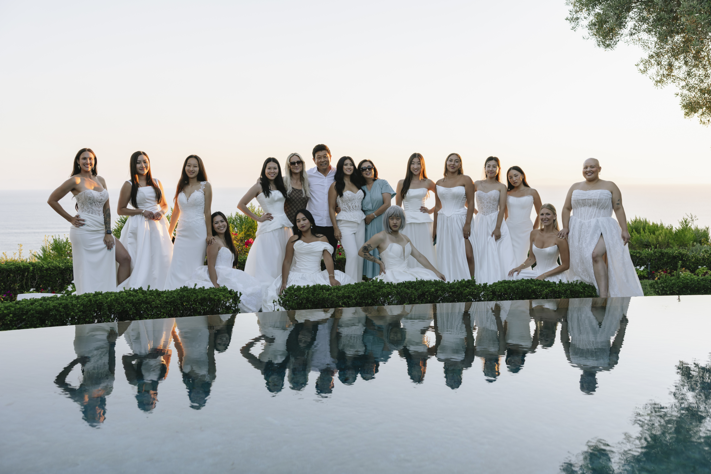 brides wearing casablanca wedding gowns at Casablanca Bridal’s Confidence Campaign