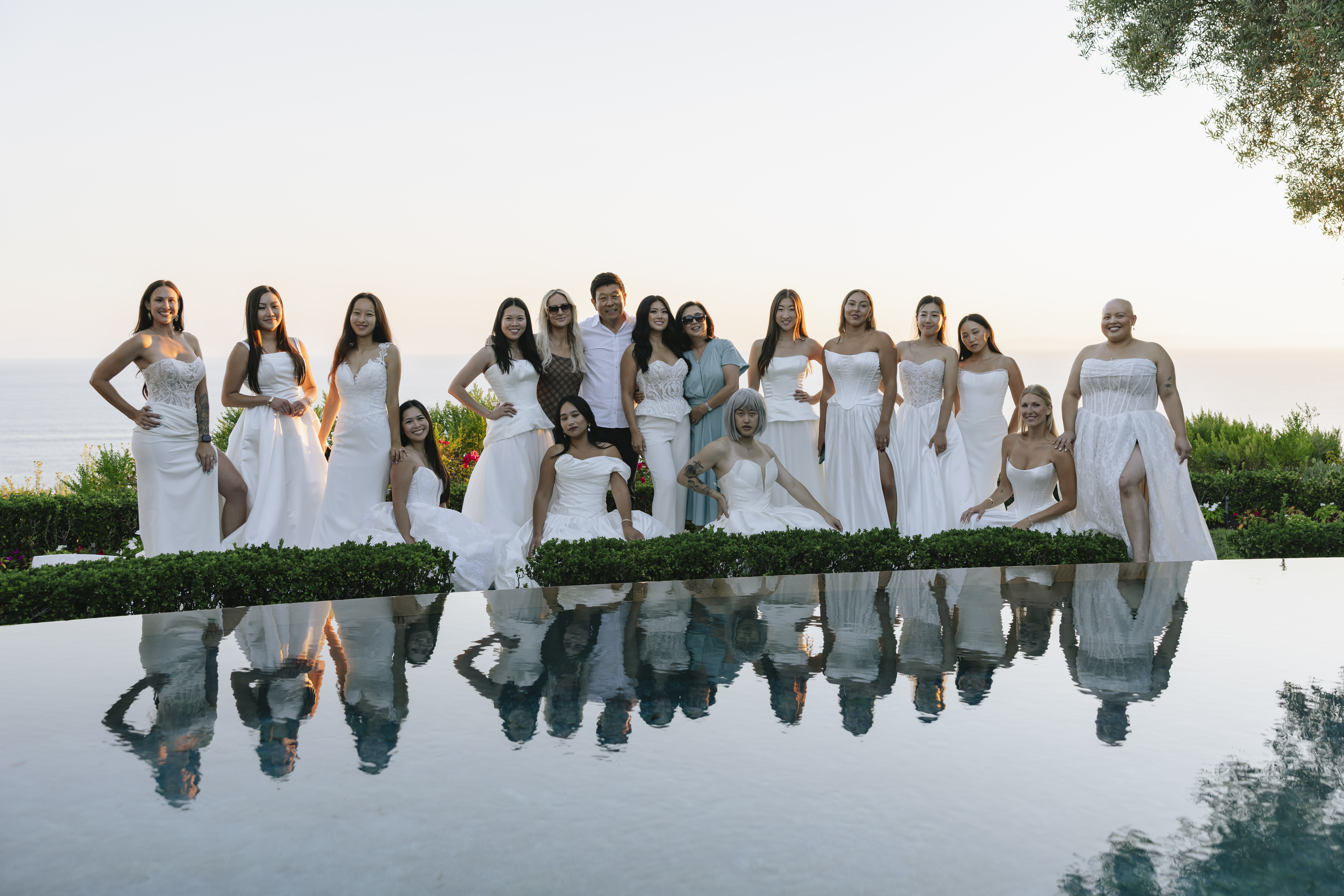 brides wearing casablanca wedding gowns at Casablanca Bridal’s Confidence Campaign